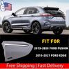 Fit 2015- Ford Edge Front LH FRONT Door Handle Lock Bezel CHROME Cover Gray
