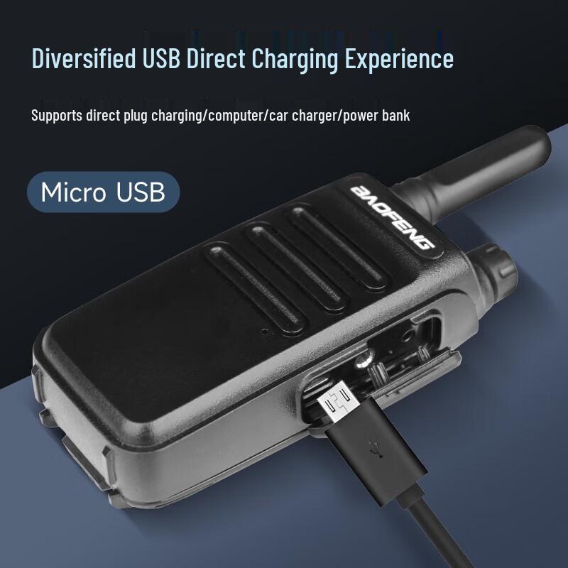 BAOFENG BF-999PLUS Rádio Bidirecional Compacto Pacote Duplo (Versão CN)