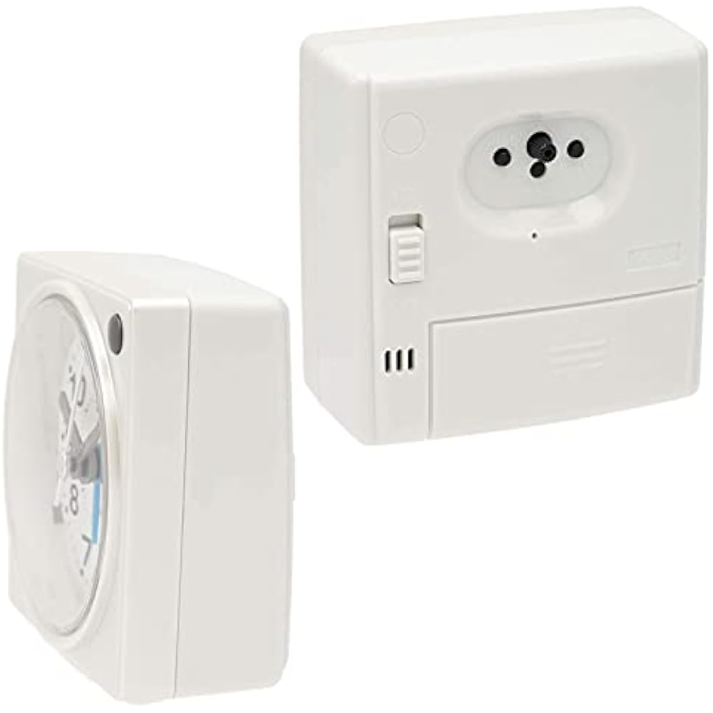 CASIO (Casio) Alarm Clock Radio Controlled Clock Table Clock White White Analog Desk Clock Small ...