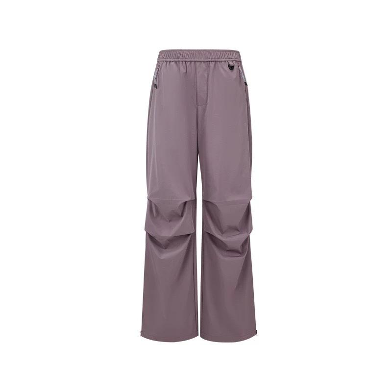 

2026 Spring/Summer Couple s Straight-Leg Outdoor Casual Loose Pants M 110-125 lbs фиолетовый