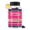 Fearathe Biotin & Kollagen 40.000 mcg Haare Haut Nägel Nahrungsergänzungsmittel 120 Weichkapseln