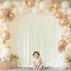 5x8/10ft Wedding Party Backdrop Drape For Parties, Photo Backdrop Drapes For Wedding Birthday Party Photography Background 1pcs