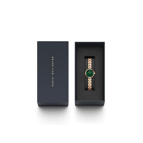 Daniel Wellington Women's DW Elan Jewelry Watch 22 RG Real Malachite, Elegant Luxury Watch, Popular Gift