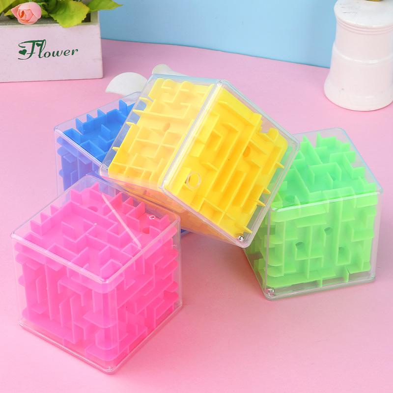 Educational 3D Cube Maze Game Labyrinth Super Brain Toys For Kids Kids Challenges Games Juegos Iq Inteligencia Niños