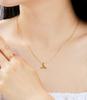 Mcel 18K Serendipia Whale Tail Pendant