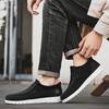 Men Canvas Shoes Black Driving Shoes Casual Grey Wide Head Cloth Shoes for Farther Plus Size Lightweight