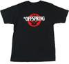 Offspring Flame Skull Black T-Shirt New Band Merch Black Mens