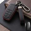 Leather Key Cover For Toyota Camry Corolla RAV4 Yaris Prius Prado Hilux C-HR Fortuner Highlander Avalon Venza Fob Protect Shell