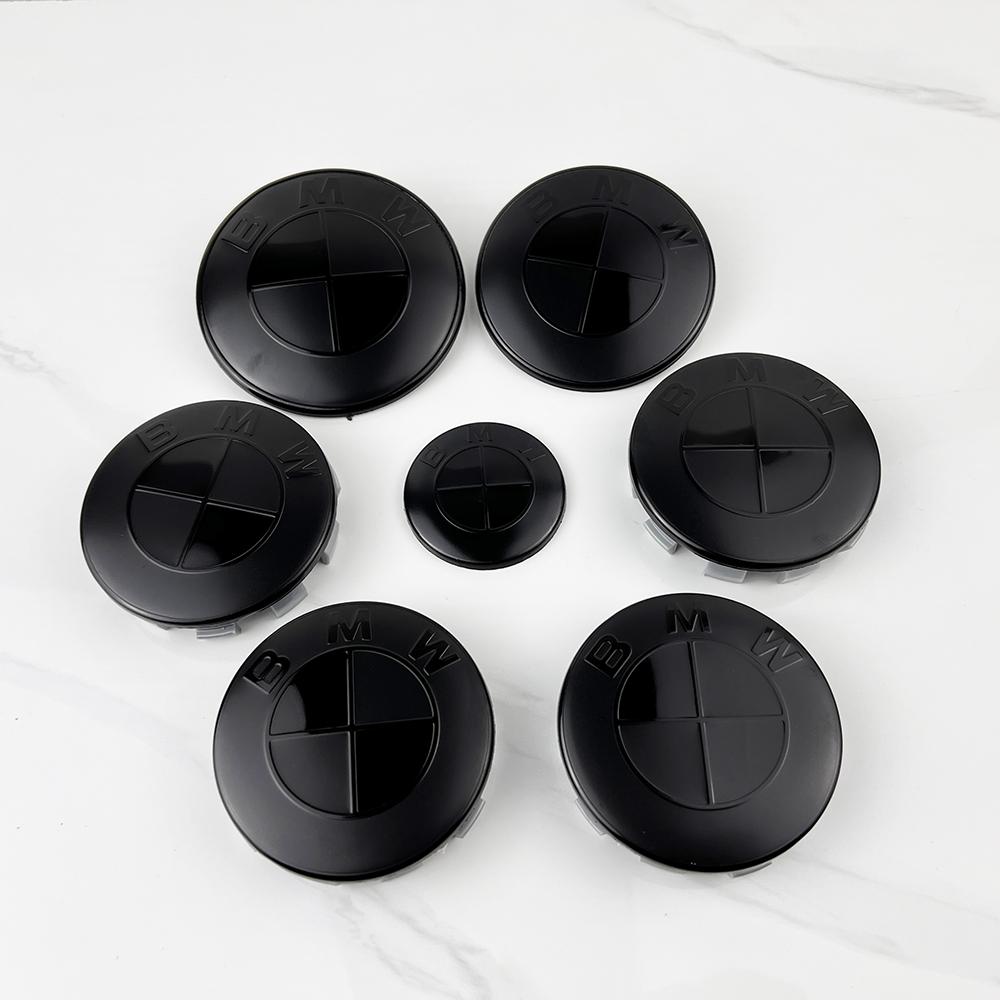 ABX1 q- 7Pcs ABC Car 50th Anniversary Logo For BMW G30 G31 G38 G11 G12 G20 G28 F10 F48 F49 G01 F20 F21 F22 Wheel Rim Decoration Cover