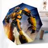 1pc Transformer Bumblebee Themed High-quality Umbrella,Automatic Opening and Closing Umbrella,Multi-functional Umbrella G0811176