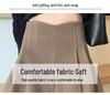 2024 Autumn/Winter High Waist Women's Woolen A-line Shorts - Slimming Wide Leg Booty Style