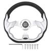 12.5 Inch Golf Cart Steering Wheel Universal 6 Holes Steering Wheel Replacement for E‑Z‑GO TXT & RXV