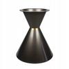 Bază rotundă, picior de masă, cadru, piedestal de masă, clepsidră maro, 49cm