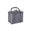 Large Capacity Non-Woven Cooler Bag with Zipper and Aluminum Foil for Food Delivery and Cold Storage
