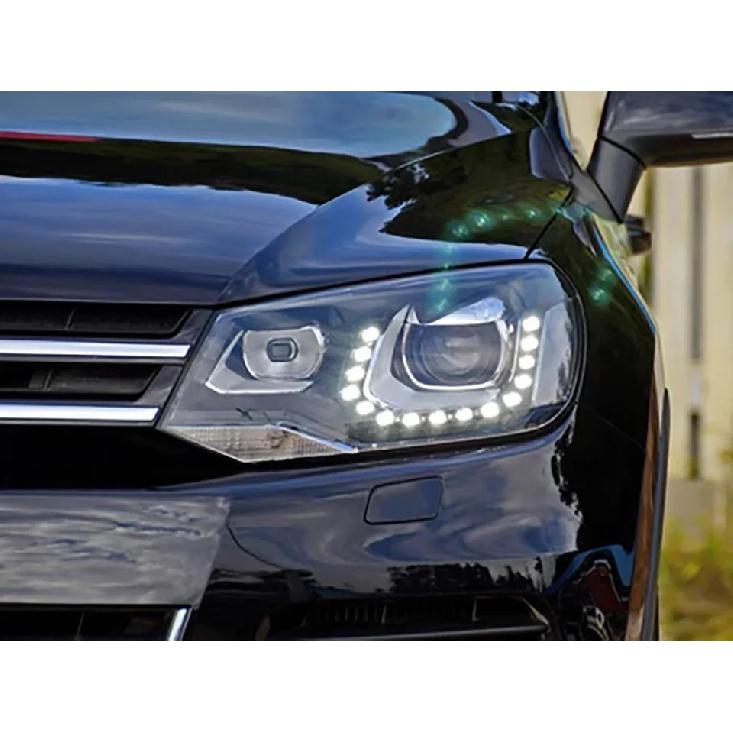 For Volkswagen VW Touareg 2011-2014 Car Front Headlight Cover Auto Headlamp Lampshade Lampcover Head Lamp Light Glass Lens Shell