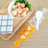 Reisball-Shaker DIY Reisballer Shaker Mittagessen Maker Form Onigiri Form DIY Reisballer Shaker Küche Sushi Werkzeuge Zubehör
