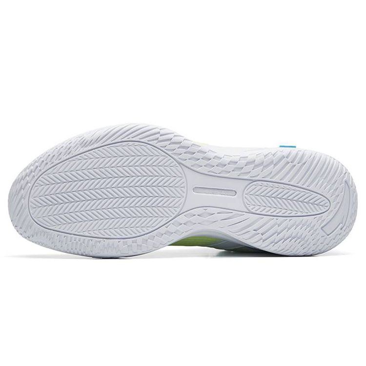 Anta Jump 2.0 Hayward GH High-Top Basketball Shoes Men Sneakers White Yellow Blue 112231606-1