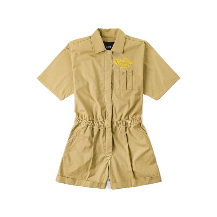 

Vans Tokyo Design Collective Ss24 Comfortable Versatile Skin-Friendly Soft Jumpsuit Women Jumpsuit Yellow VN000H331O7 XS