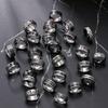 Men's Stainless Steel Gothic Ring Set - 5/10/20pcs Stackable Vintage Style (Random Designs)