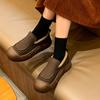 Ugly cute platform women's new velvet warm and non-slip cotton shoes versatile and comfortable Doudou shoes
