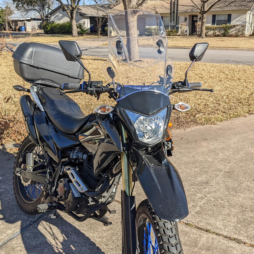 For KAWASAKI Z650 Z900 Z1000 Z800 Z750 Z250 Z300 Z400  For BMW G310R R1150 F800R Motorcycle Windscreen Windshield Universal