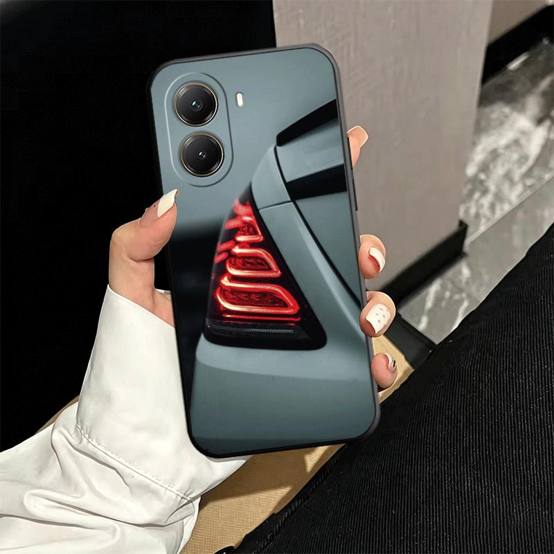 Sports Car Cool Taillight Soft Phone Case for Xiaomi Poco X5 X6 X7 X8 Pro Max X3 F7 F8 Ultra M8 M7 M6 M5 Redmi 15 15C 14C 13C 12