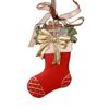 Vintage 3D Christmas Decoration Resin Pendant Christmas Decoration Christmas Tree Gift Bell Trojans Hanging Decoration