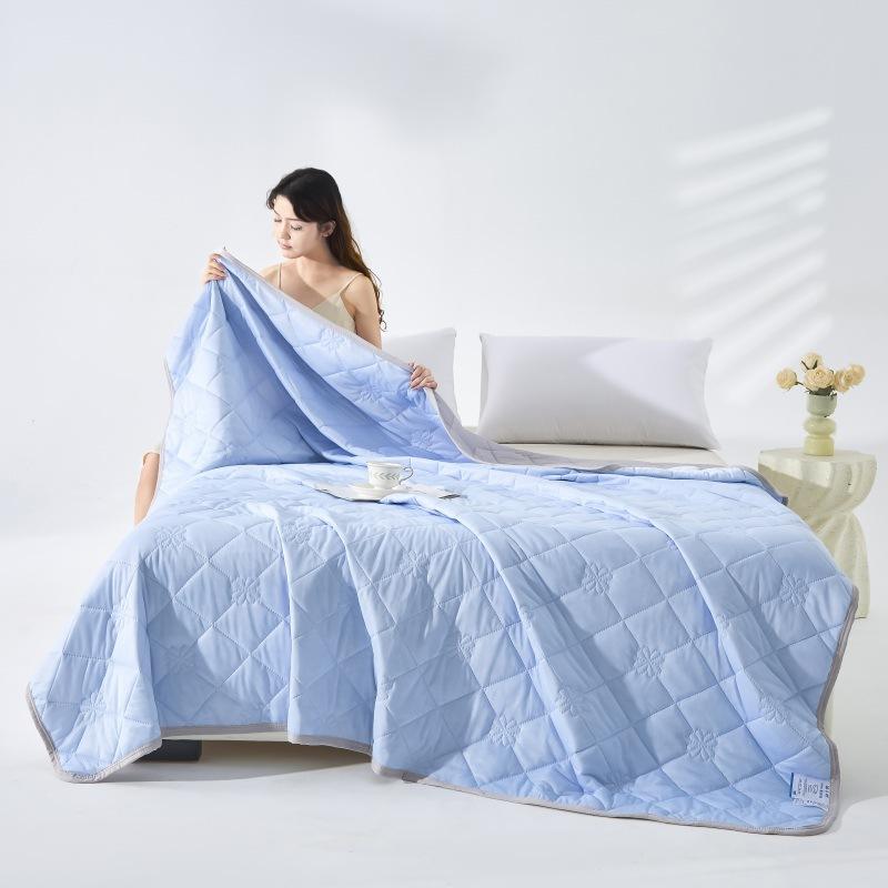 Class A summer cool quilt cold silk single double air conditioner quilt solid color cold summer quilt