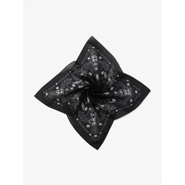 [Rouge & Lounge] 26SS_Petit Silk Cotton Scarf RA2G1AMF001WBK