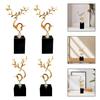 Animal Figurine Gift Collectible Decorative Sculpture Deer Statue for Table Centerpieces Cabinet Bedroom Living Room Office