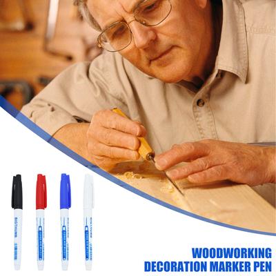 Deep Hole Carpenter Marker 30mm Long Tip Carpenter Marker Woodworking Mark Tool Long Tip Deep Hole Marker Pen