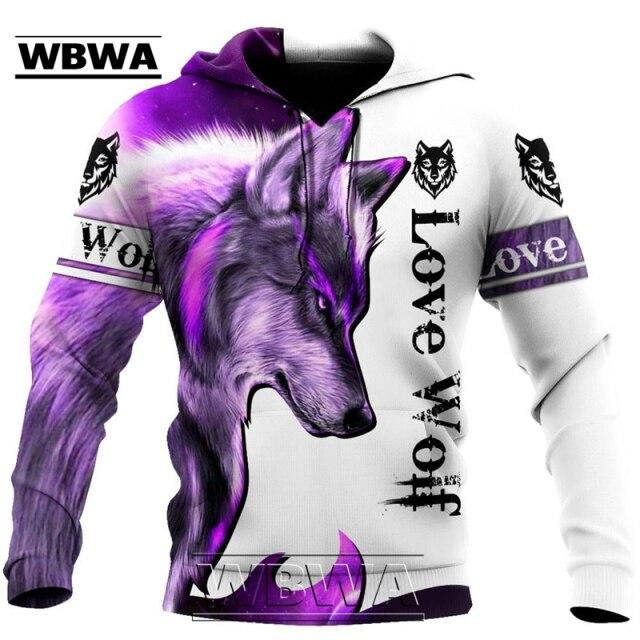 

Красивая мужская толстовка с 3d принтом «Красная луна и волк», осенняя толстовка унисекс, пуловер, повседневная уличная одежда Yk208 M