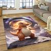 27 Stili Charizard Charmander Pokemon di Fuoco Cartone Animato Dracaufeu Tappeto per Camera da Letto Soggiorno Casa Decorazione Divano, Tappetino