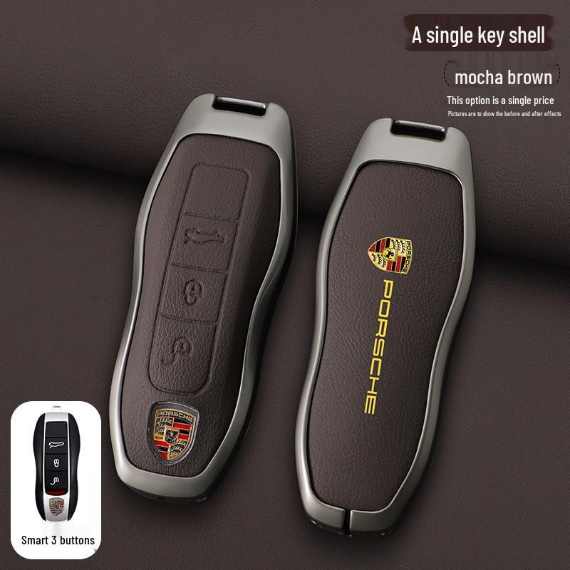 Porsche Key Case for New Macan, Cayenne, Panamera, 911, Maca, 718