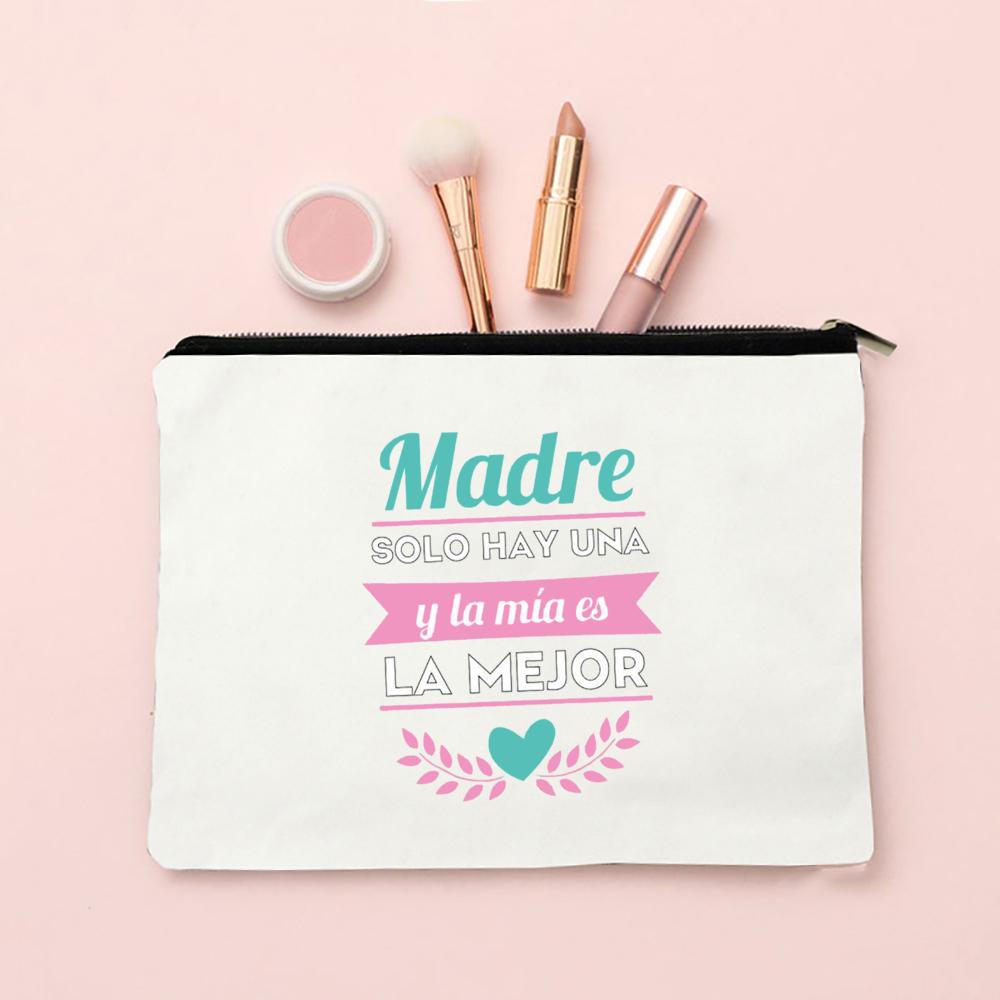 I Have The Best Mom In The World Print Comestic Bag Travel Neceser Toiletries Makeup Bags Mother's Day Birthday Gifts for Mother