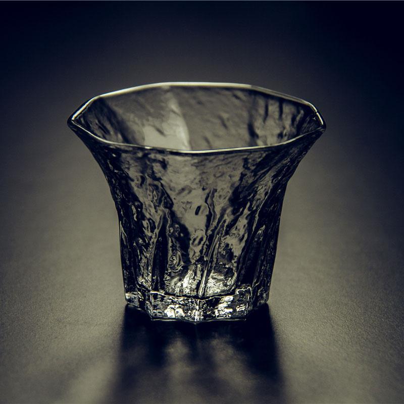 

Стеклянный стакан малого объема 60 мл Восьмиугольный стакан для эспрессо Кофе Чай Виски Термостойкий Прозрачный стакан для домашнего бара Напитки 60ml