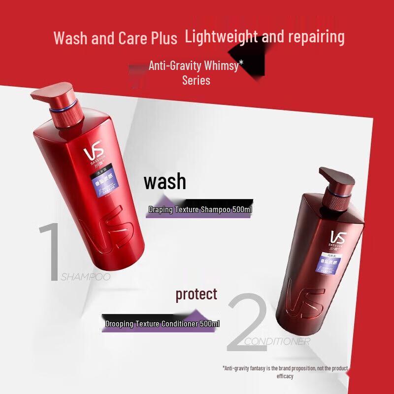 Vidal Sassoon Draping Texture Schampo & Balsam Set