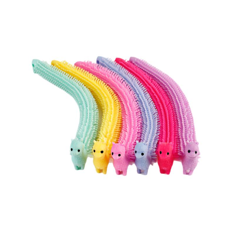 Decompression Alpaca Lala Le Toy Soft Rubber Noodles Cute Animal Bracelet