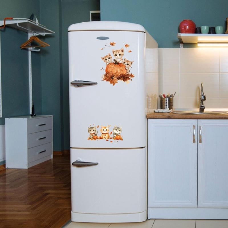 20 Pcs Clay Water Transfer Sticker Set Colorful Halloween Patterned Sticker For Pottery Fridge Art And Home Decoration