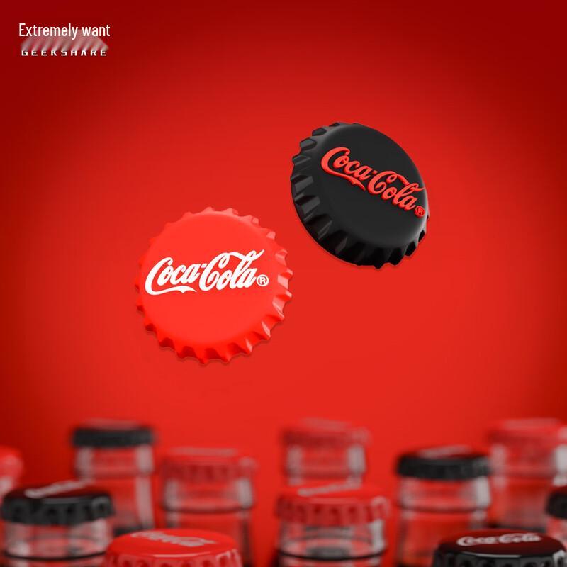 Coca-Cola Officially Licensed Silicone Thumb Grips for PS4/PS5/Switch Controllers (4-Pack)