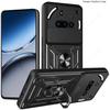Slide Camera Lens Armor Funda for Nothing Phone 3A Case for Nothing Phone 3A Case Magnetic Ring Stand Holder Anti-knock Cover