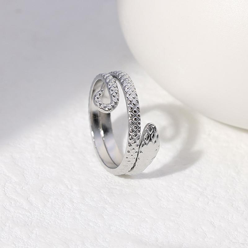 

Простое кольцо на палец в виде змеи Панк-кольцо в виде змеи для женщин мужчин Личность Кольцо из нержавеющей стали Ювелирные аксессуары Подарки