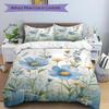 3pcs Blue Dream Quilt Cover Set, Soft and Cozy Bedroom