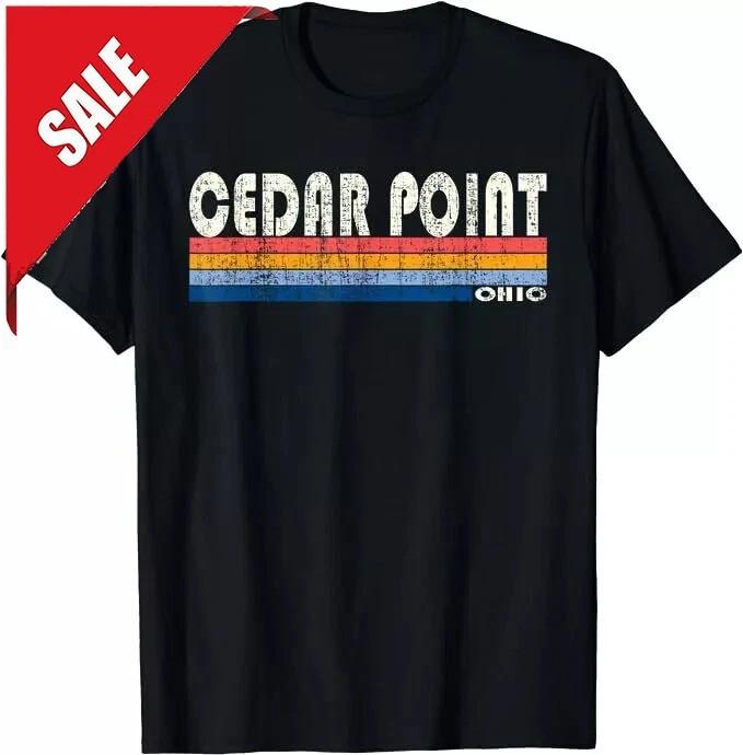 Vintage 70s 80s Style Cedar Point OH T-Shirt Size S-5XL Unisex T-Shirt XL