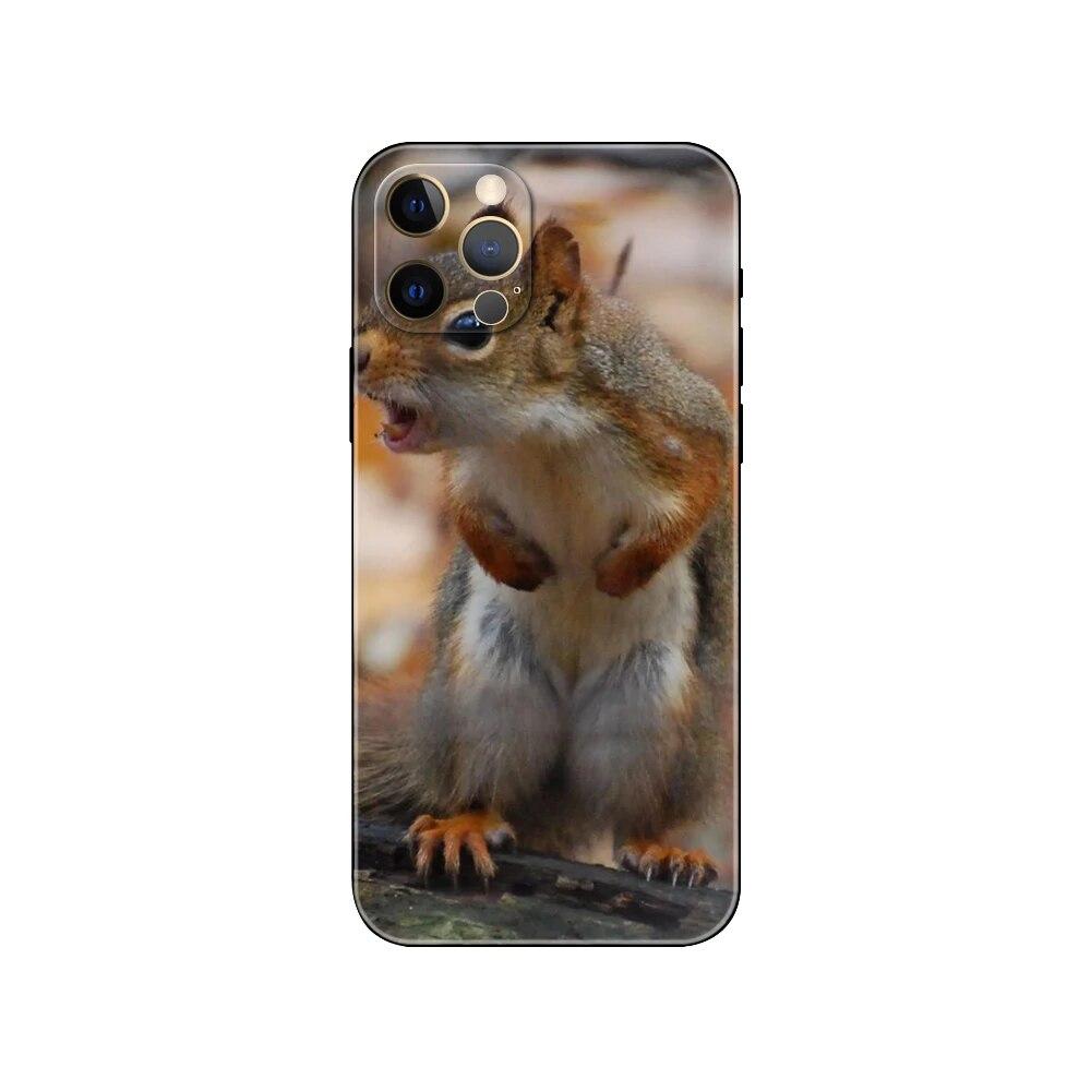 Pouzdro na telefon Squirrel pro iPhone Samsung Galaxy Redmi Xiaomi Oppo OnePlus Note SA 7 8 9 10 11 12 13 14 20 21 22 23 53 54 Pro Max Plus Ultra TPU Soft