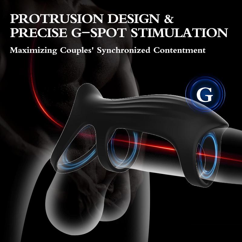 Penis Cock Ring APP Bluetooth Control Vibrator Enhancing Hardness And Long Lasting of Erection Sexy Adult Vibrator 10 Stimulator