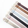Women's Fashion Belt Crocodile Pattern Pin Buckle PU Leather Minimalist Waistband for Jeans