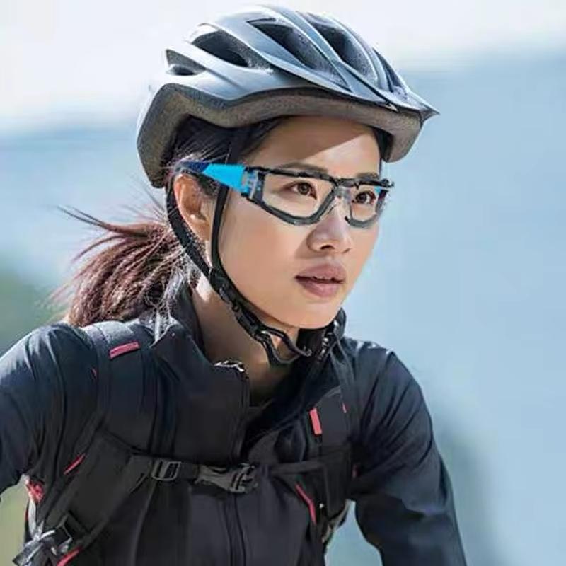 Non-polarized Fashion Work Safety Goggles Men Women Transparent Lens Windproof Dustproof Outdoor Cycling Protection Eyeglasses