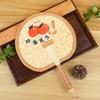 Durable Old-Fashioned Hand-Woven Bamboo Fan for Children and Babies, Portable Winter Vintage Banana Leaf Fan