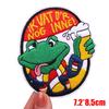 DIY-Aufnäher Niederlande Oeteldonk-Emblem Gestickte Aufnäher für Kleidung Niederländischer Karnevals-Aufnäher Aufbügel-Aufnäher für Kleidung